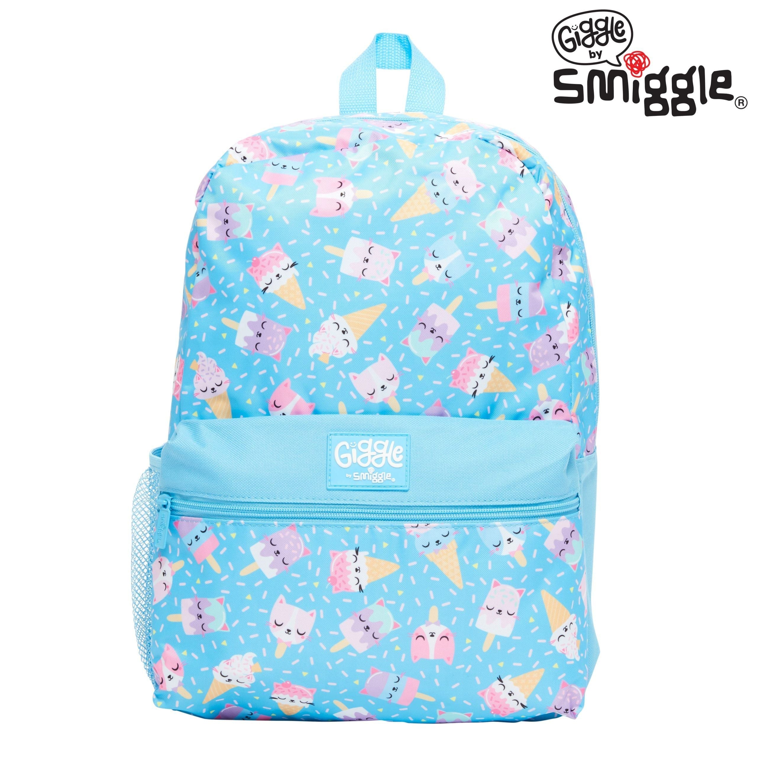 Smiggle - Gülen Mavi Sırt Çantası