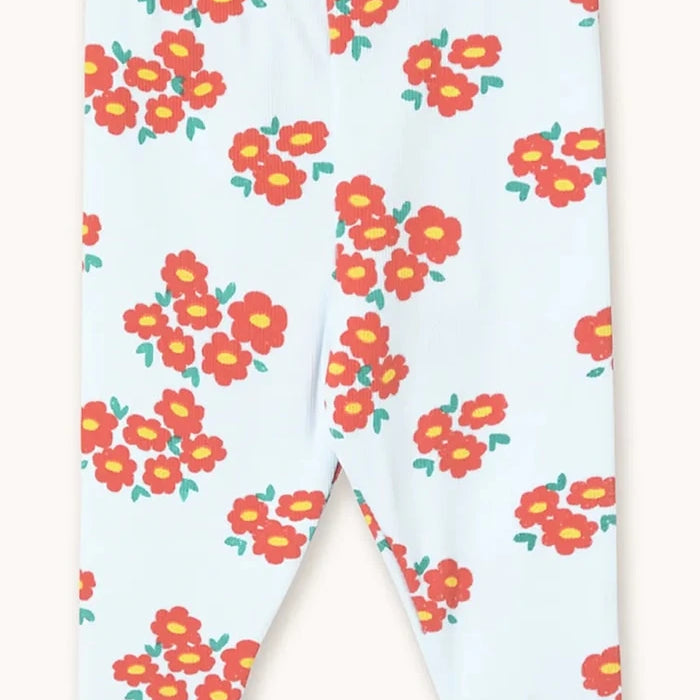 Бебешки клин Tinycottons BLOSSOMS RIB BABY PANT