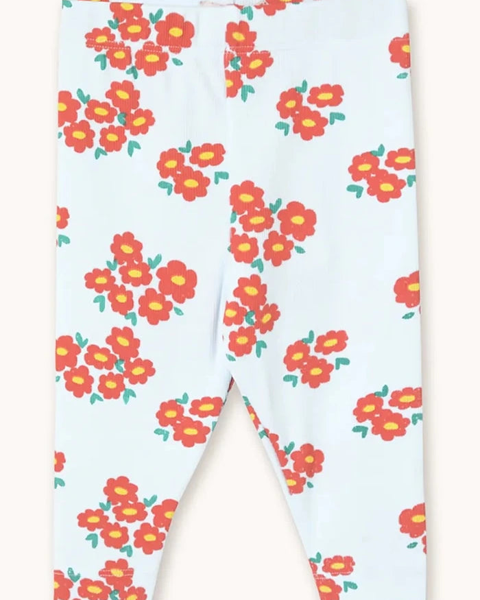 Бебешки клин Tinycottons BLOSSOMS RIB BABY PANT