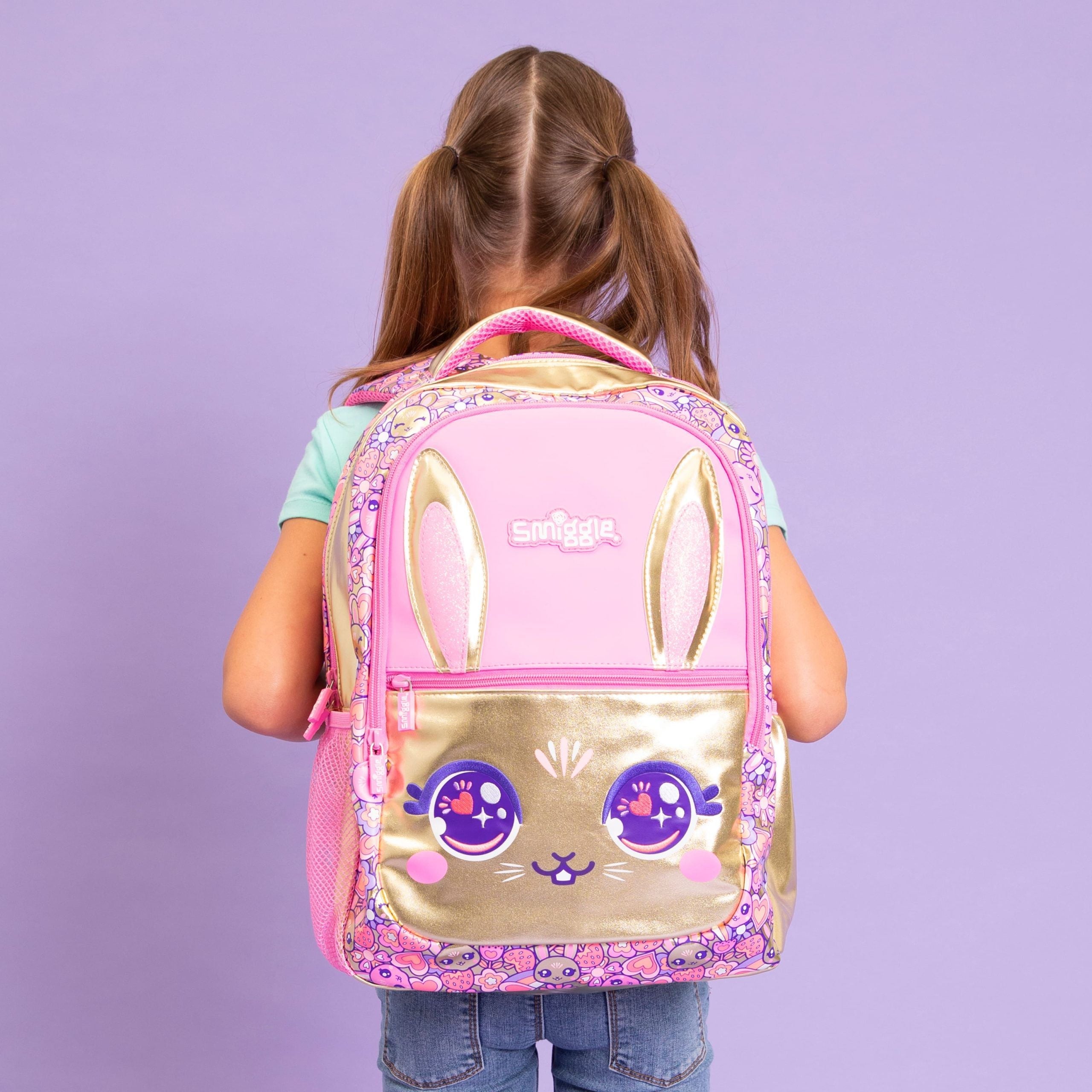 Smiggle - Gold Budz Klasik Karakter Sırt Çantası