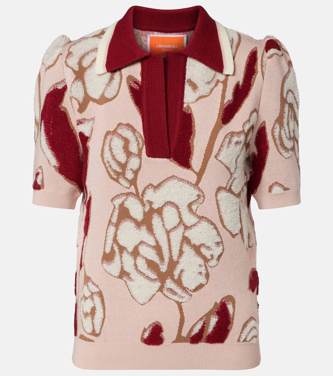 La DoubleJ - Pumped Up floral polo sweater