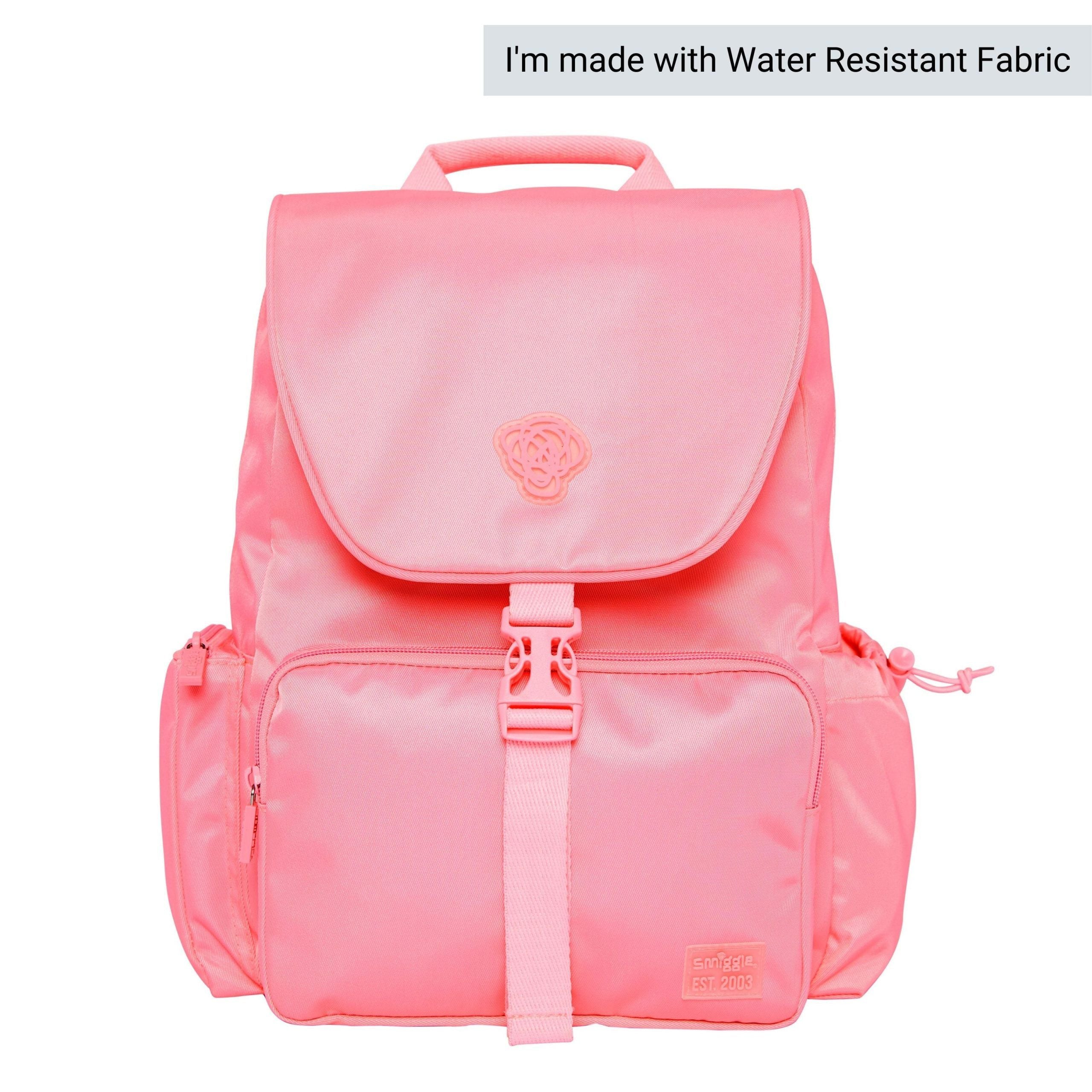 Smiggle - Sorbet Park Pembe Su Geçirmez Sırt Çantası