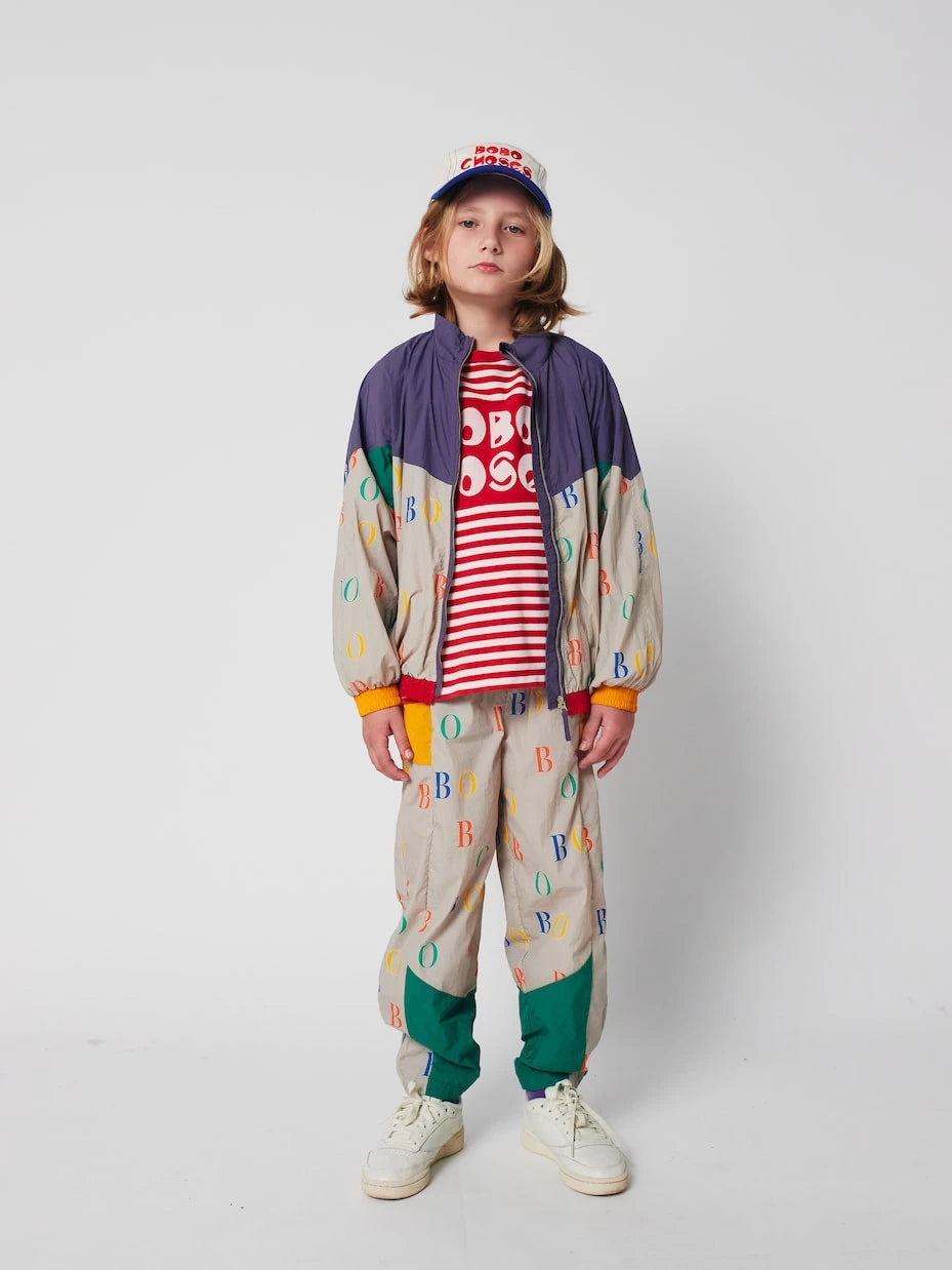 Bobo Choses - Logo printed colorblocked jacket