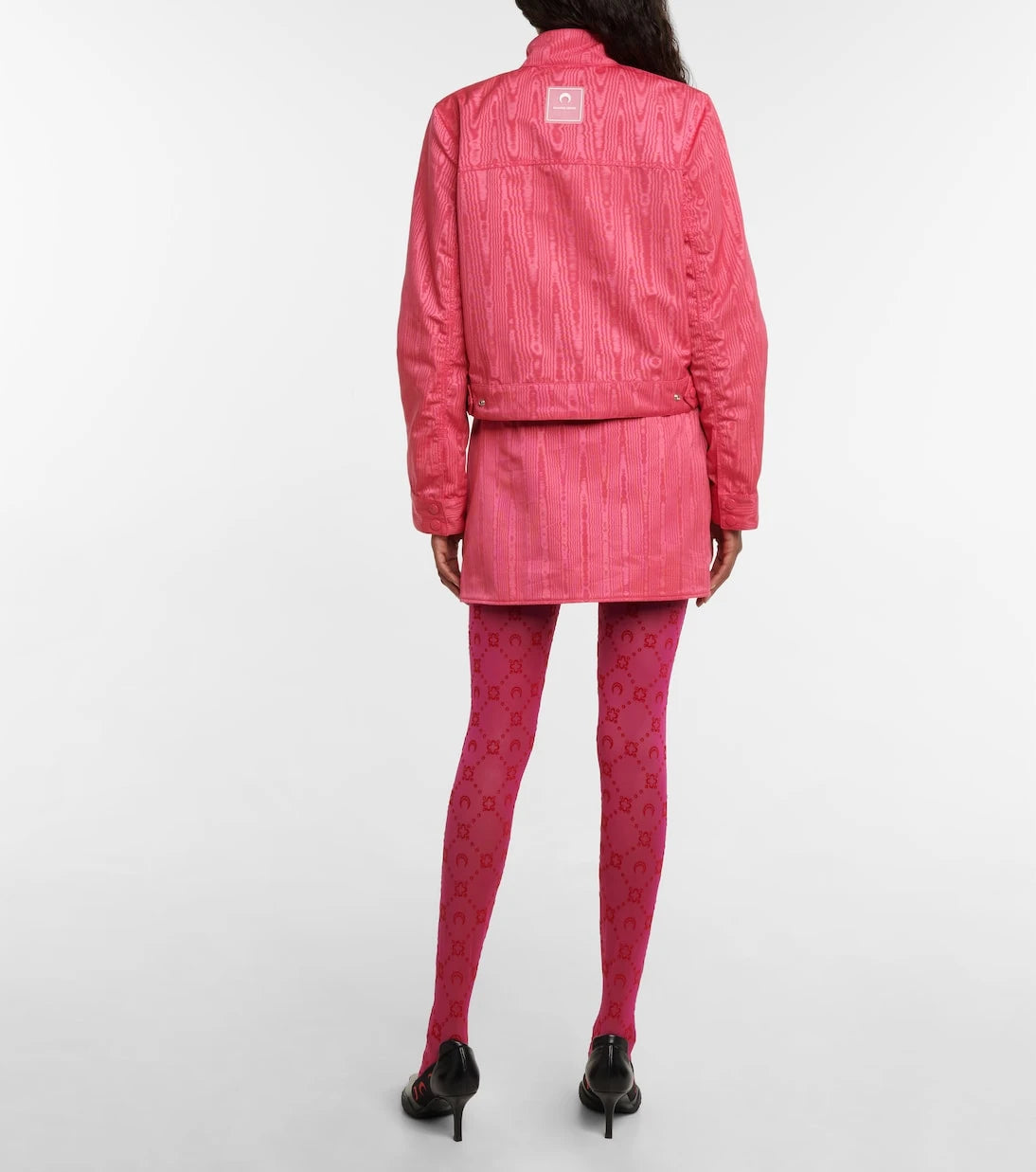 Marine Serre - Boxy Moire track jacket