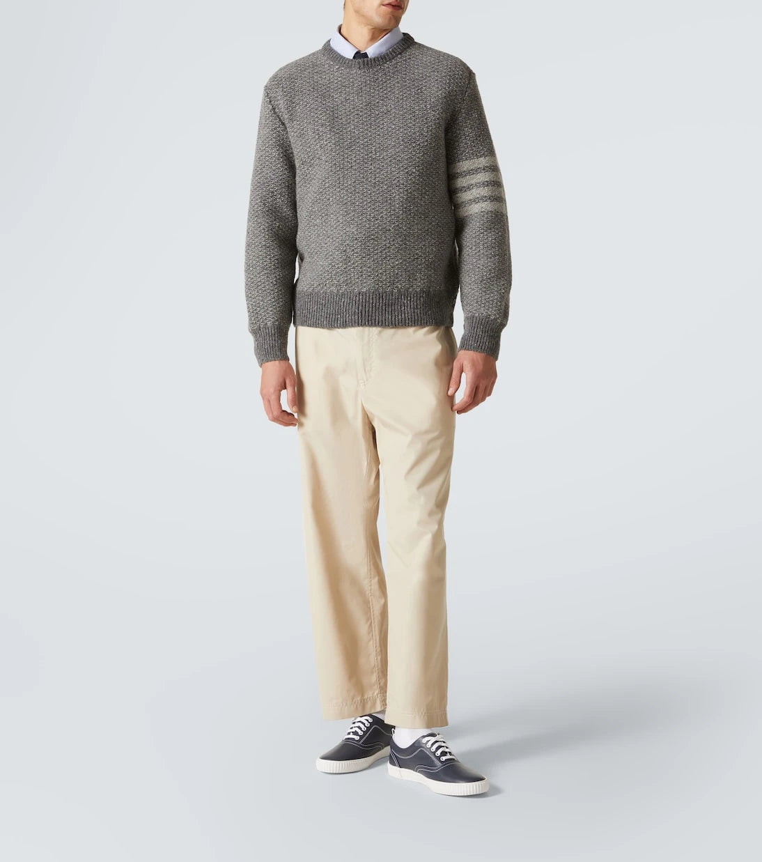Thom Browne - Heritage leather sneakers