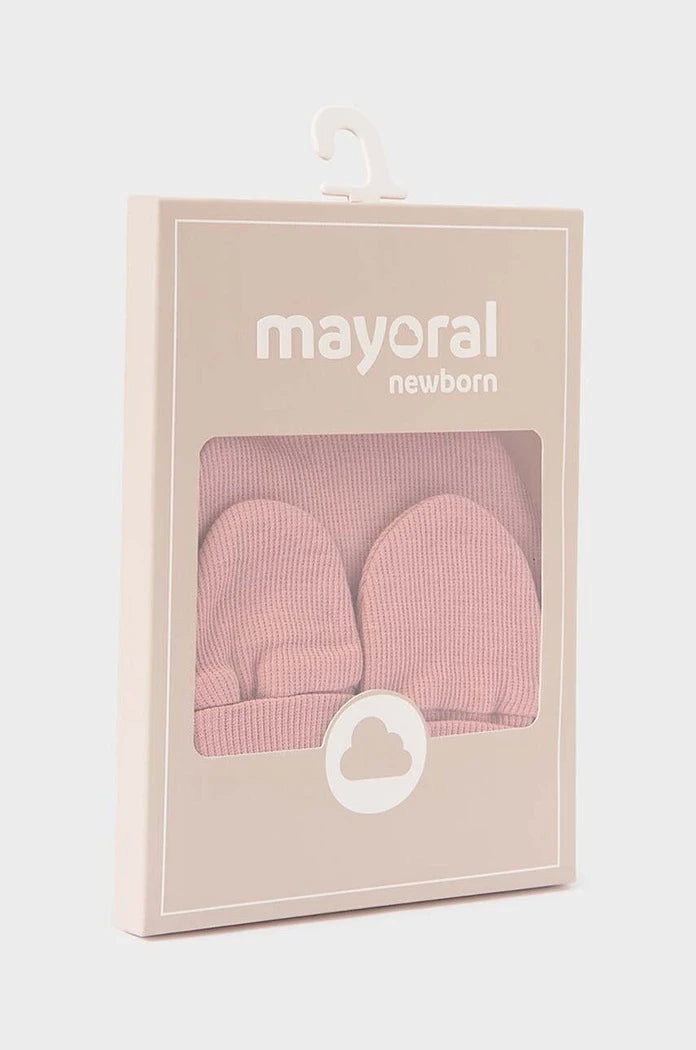 Детски шапка и ръкавици Mayoral Newborn