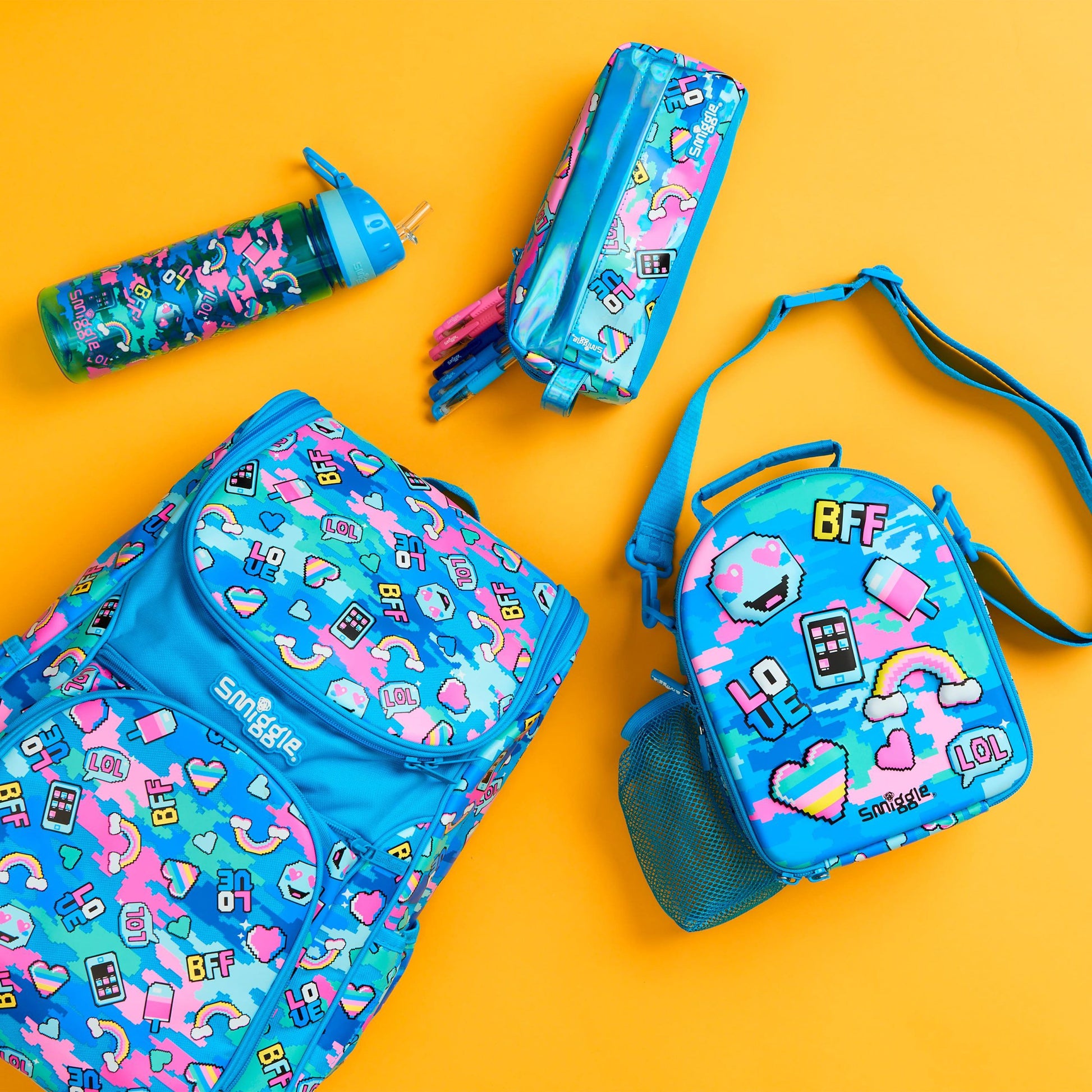 Smiggle - Sert Kapaklı Gizlenebilir Beslenme Kutusu