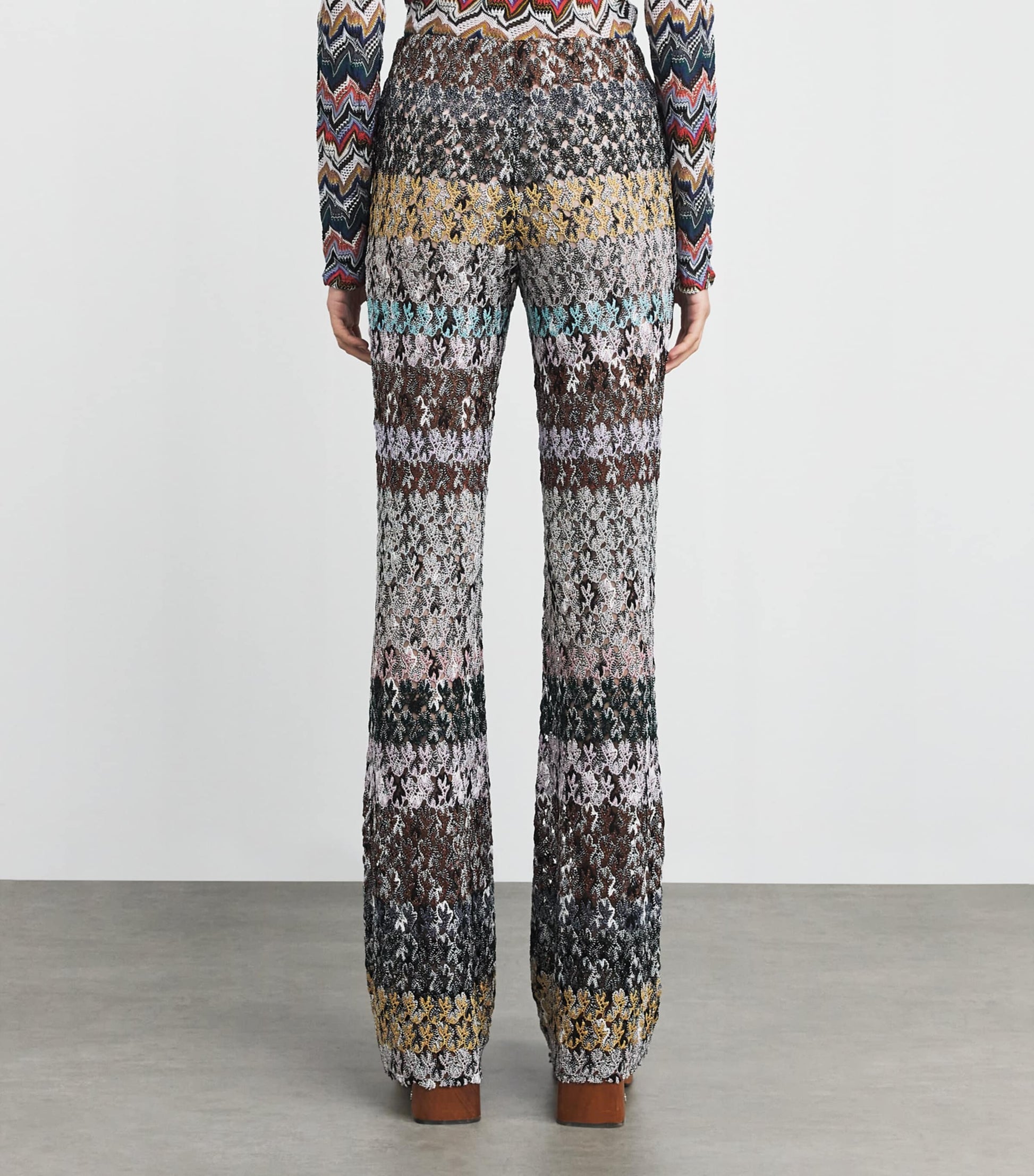 Missoni Multi Stripe Flared Trousers