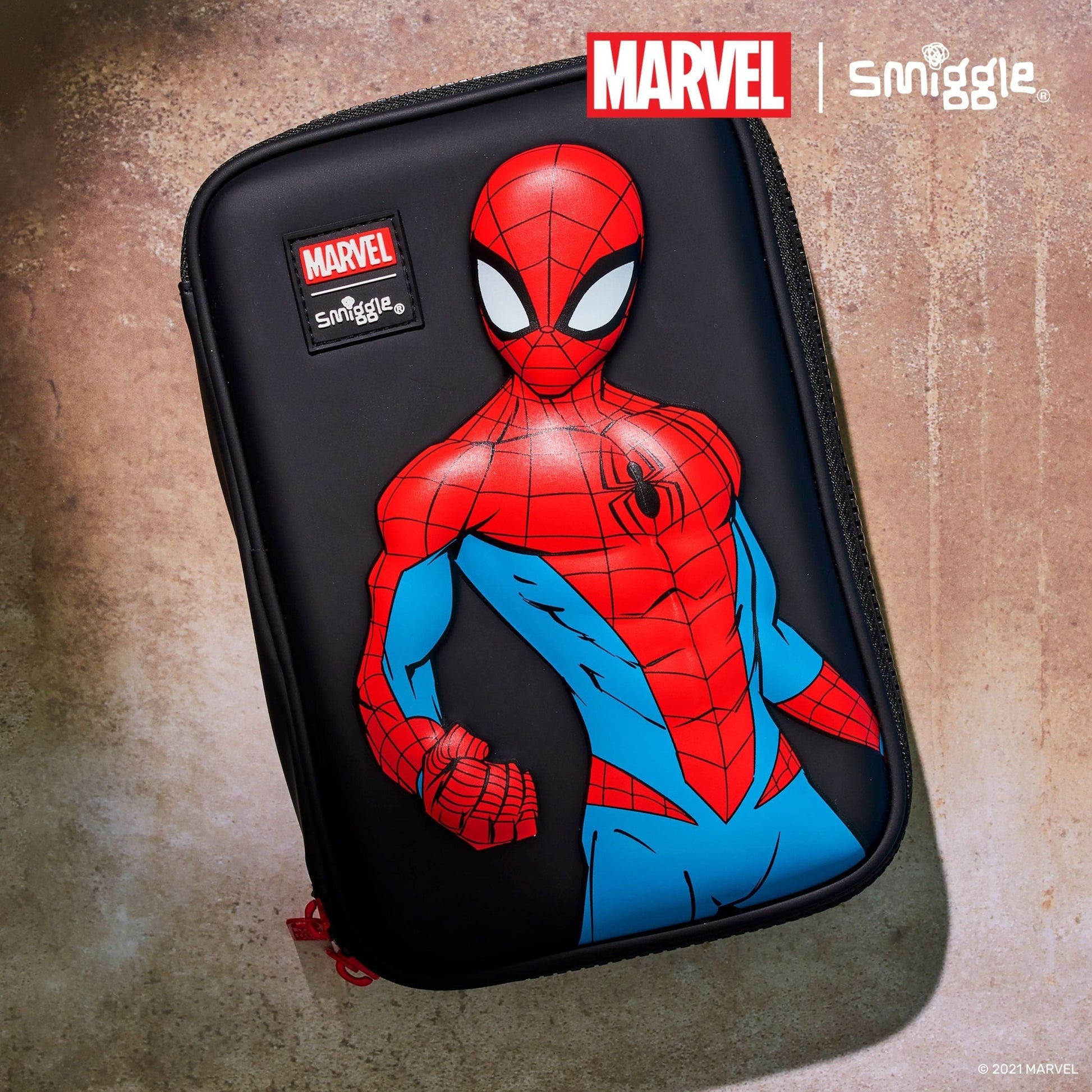 Smiggle - Marvel Spiderman HardTop Pencil Case