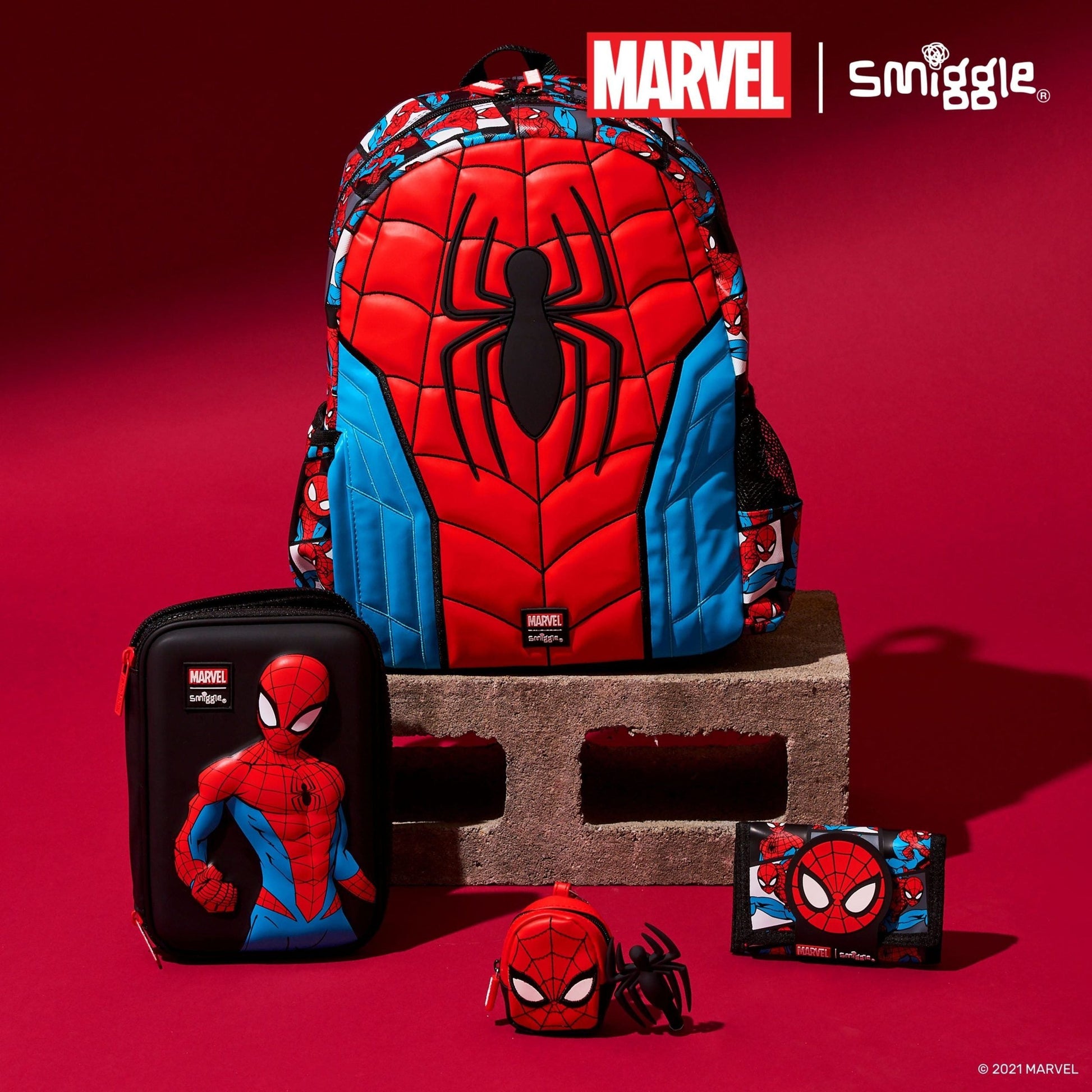 Smiggle - Marvel Spiderman HardTop Pencil Case