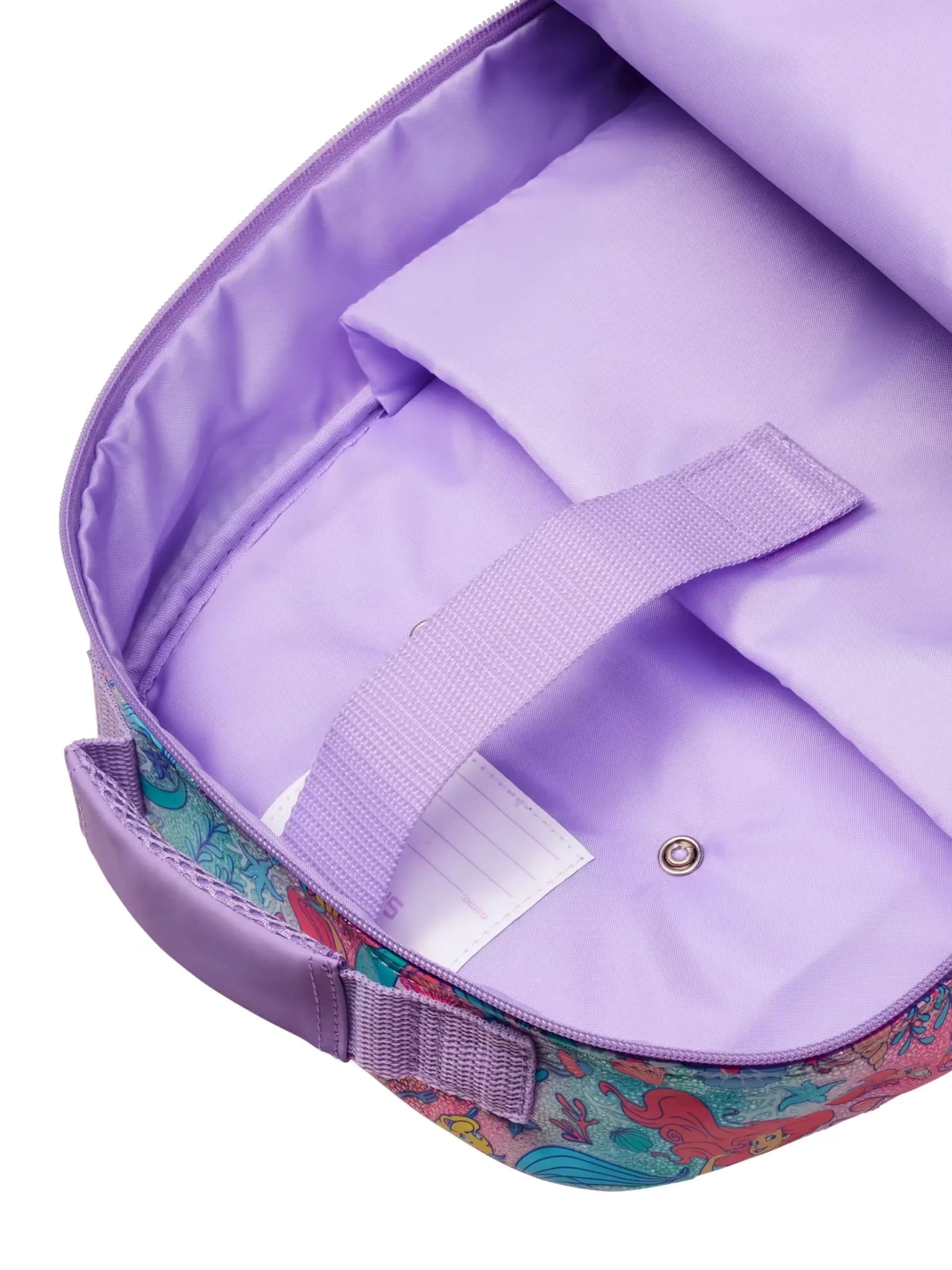 Smiggle - Disney Princess Trolley Lighted Wheeled Bag