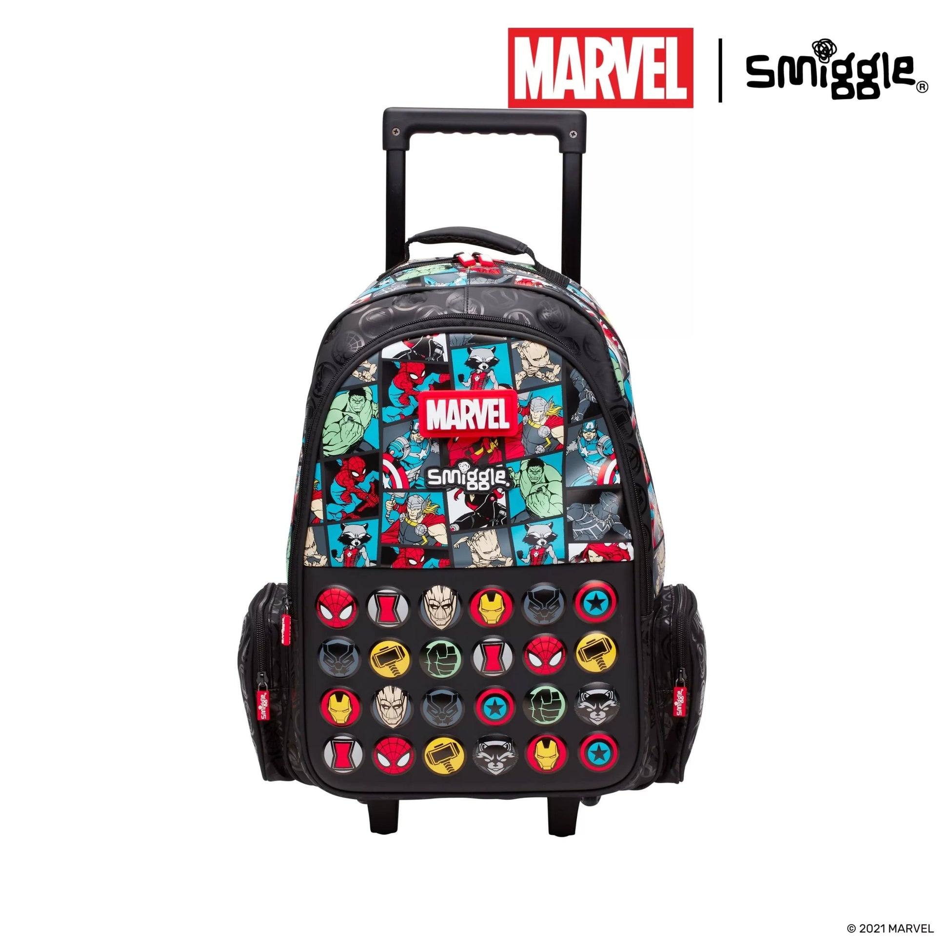 Smiggle - Marvel Lighted Trolley Bag
