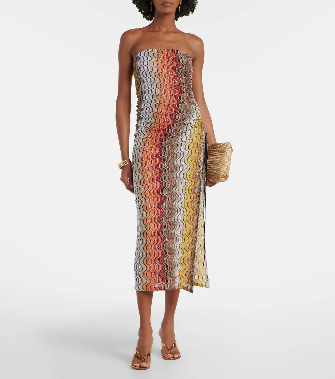 Missoni - Wave lamé beach dress