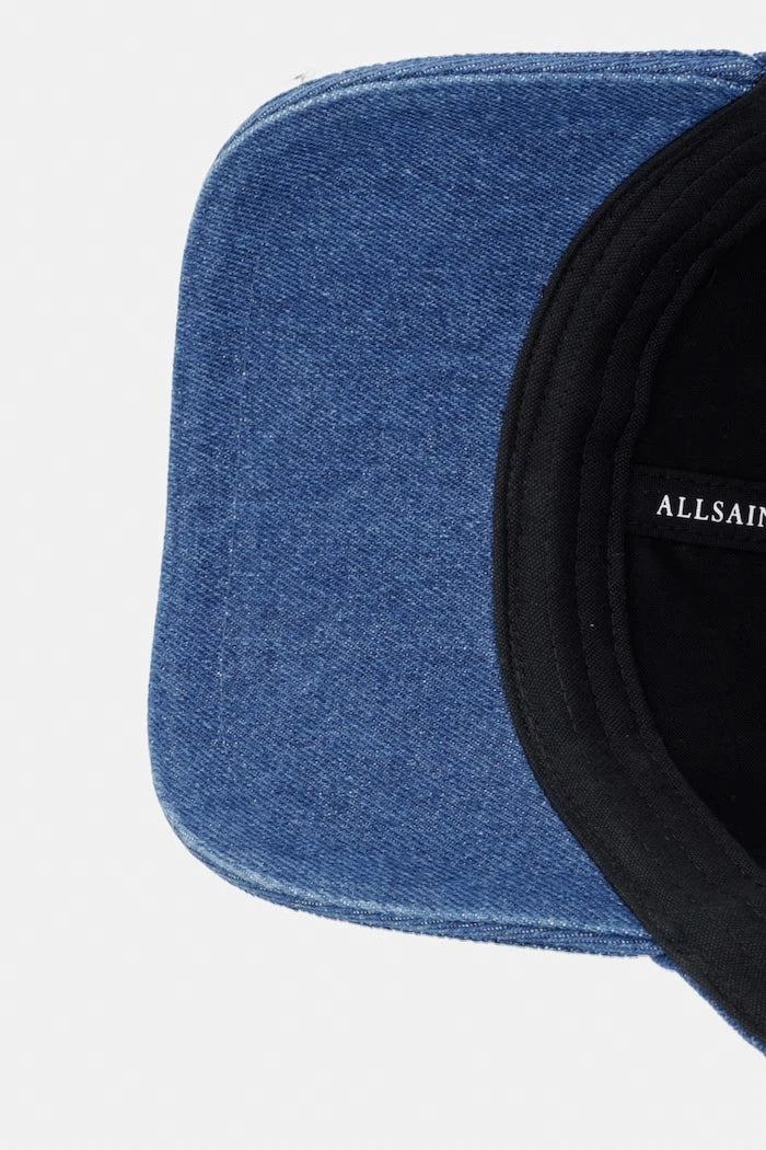AllSaints шапка с козирка от деним