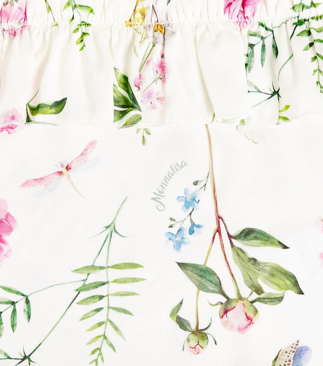Monnalisa - Ruffle floral top