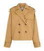 Claudie Pierlot Brown Short Trench Coat