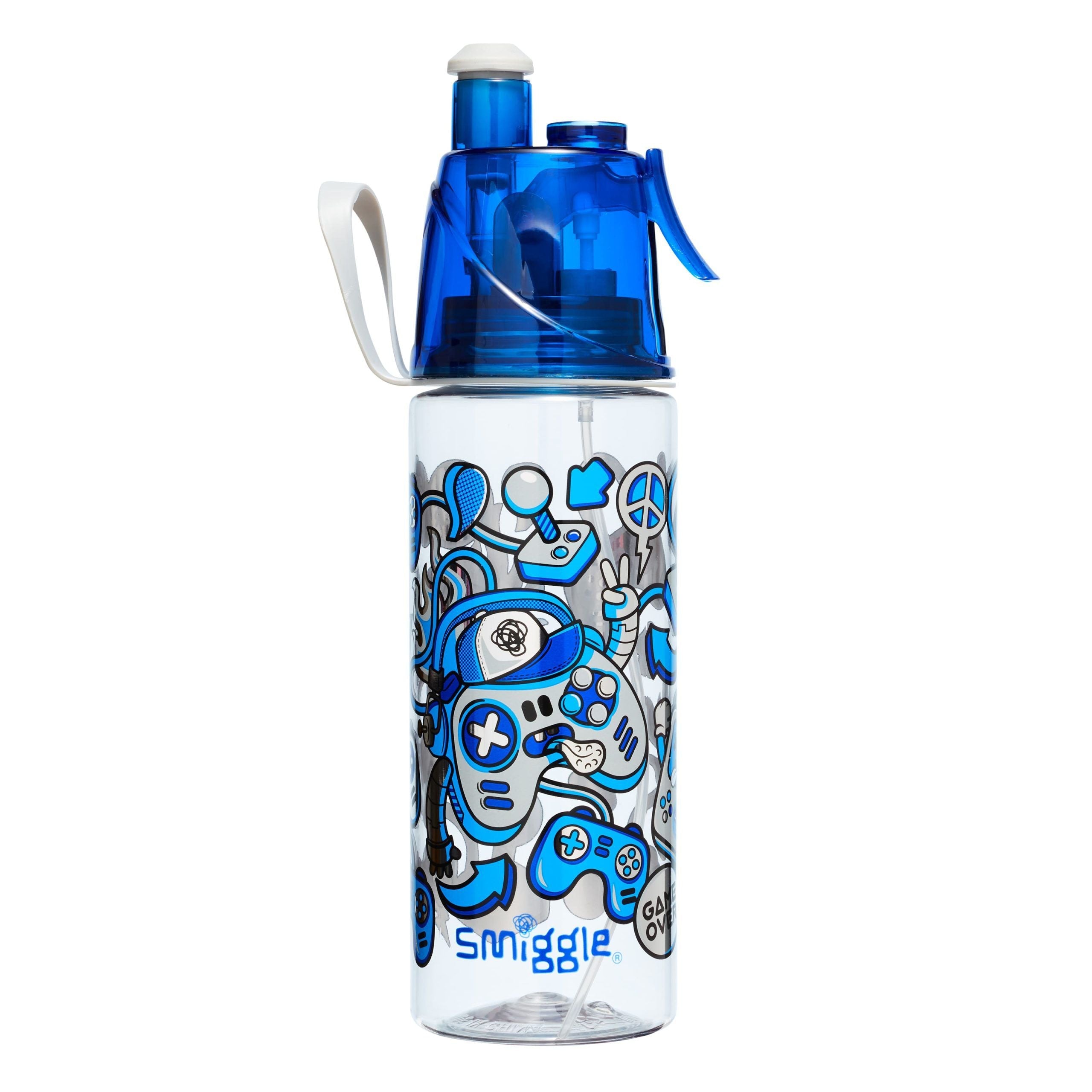 Smiggle - Su Püskürtmeli Pipet 560 ml BPA İçermeyen Su Şişesi