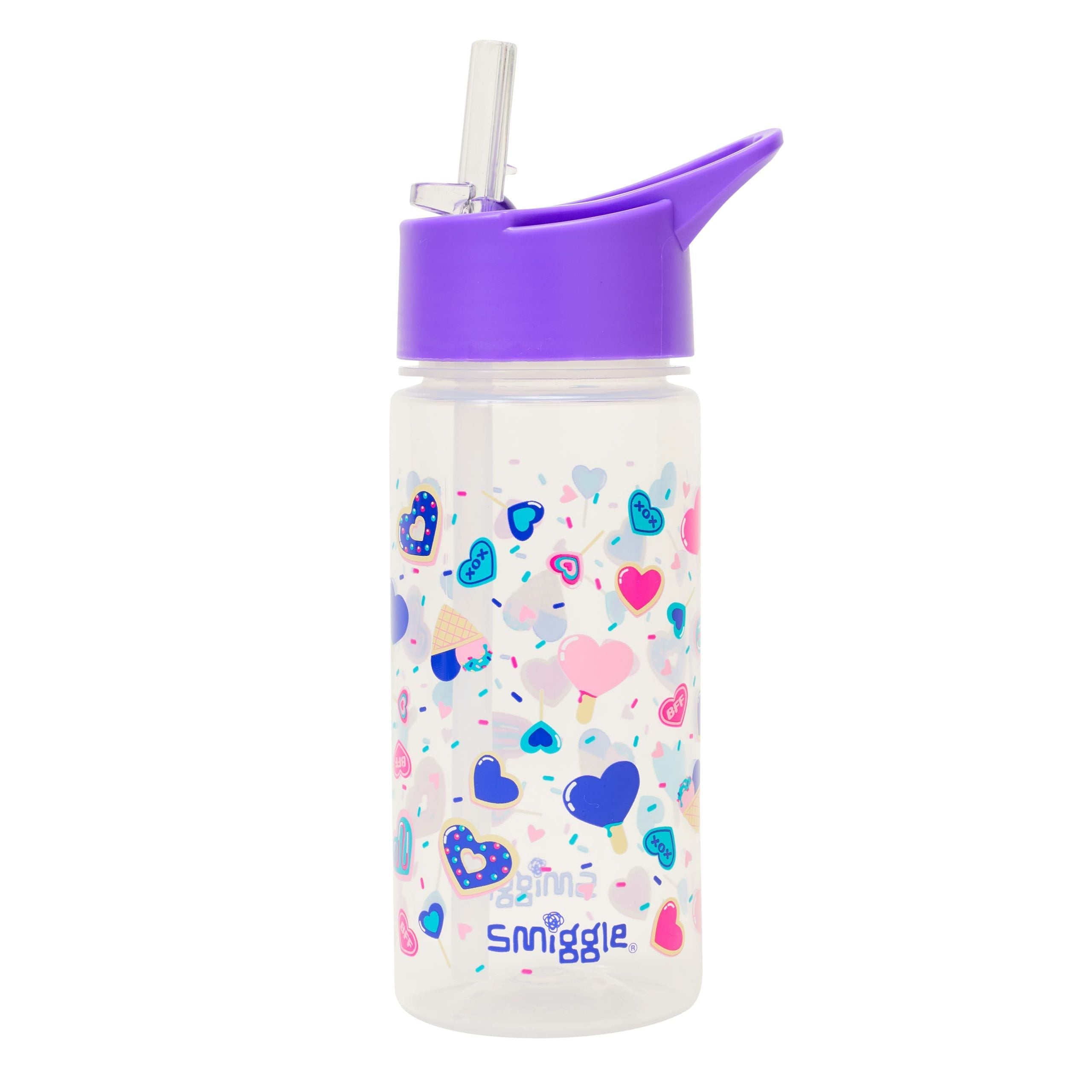 Smiggle - Giggle Pipetli 450 ml BPA İçermeyen Su Şişesi
