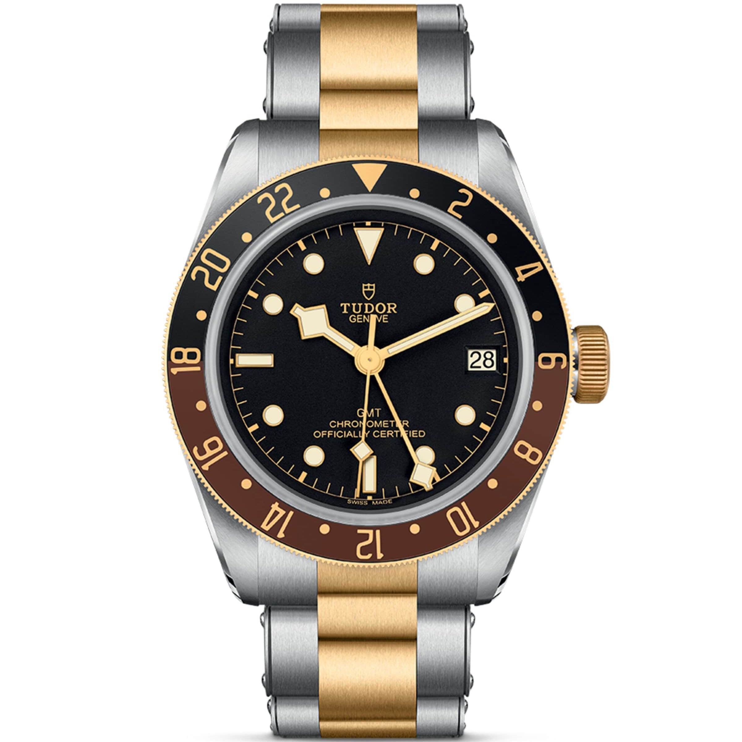 Black Bay GMT Stainless Steel and Yellow Gold Watch 41mm
