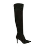 Black Suede Jules Over-the-Knee Boots 85
