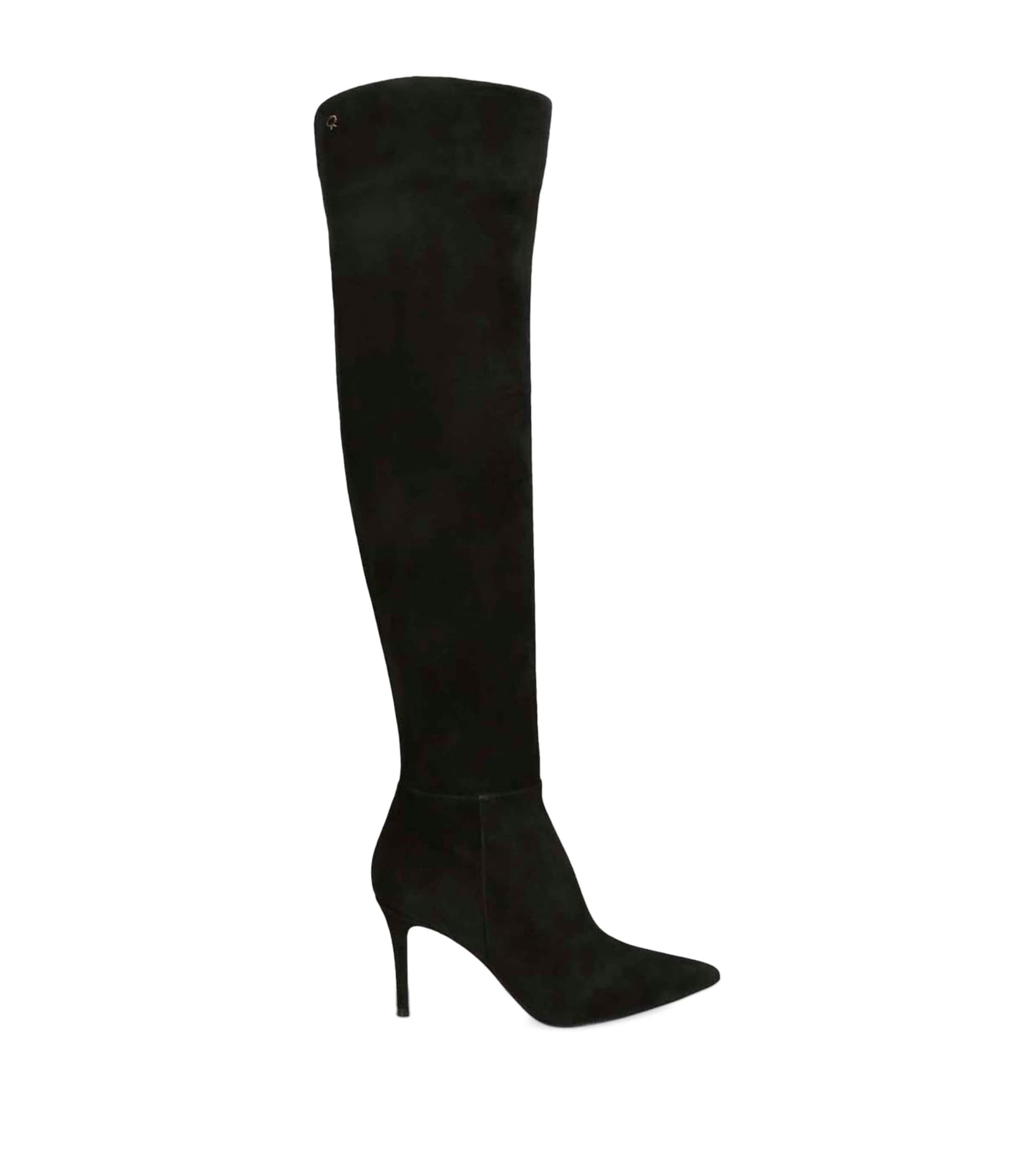 Black Suede Jules Over-the-Knee Boots 85