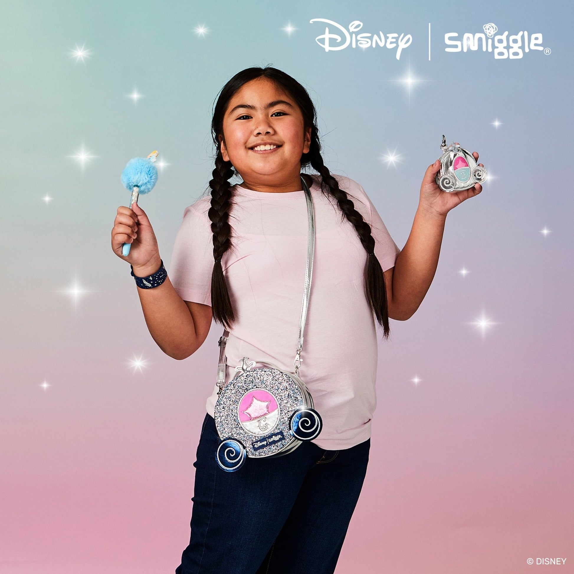 Smiggle - Disney Prensesi Sindirella Omuz Çantası