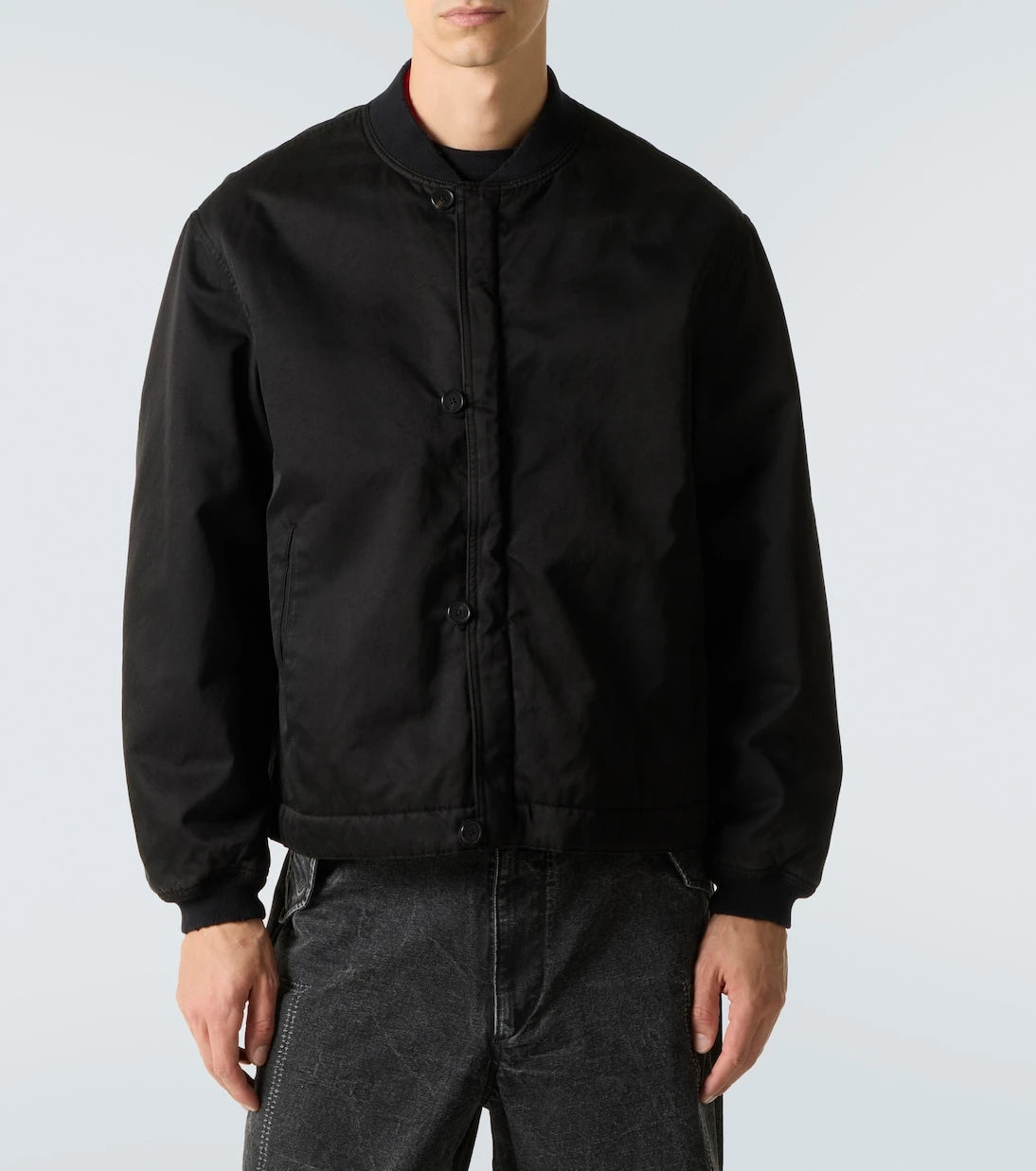 A.Presse - Silk and cotton bomber jacket