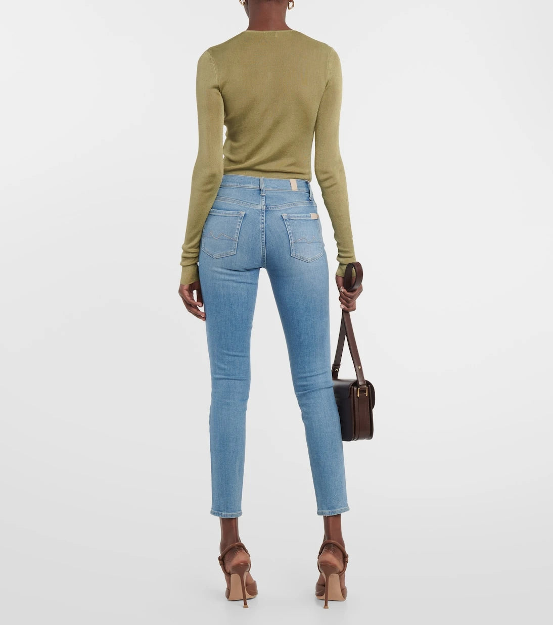 7 For All Mankind - Mid-rise skinny jeans