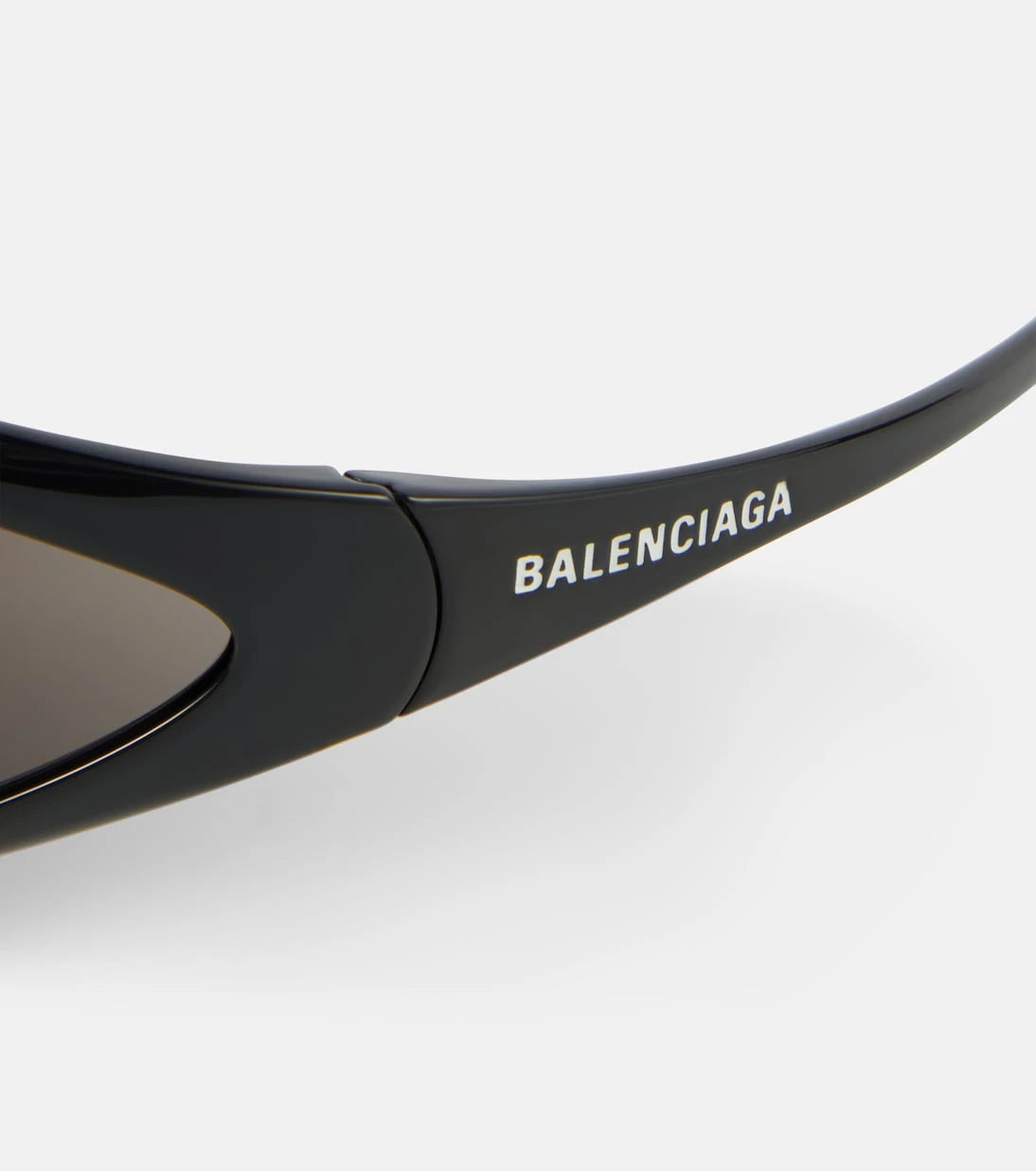 Balenciaga - نظارة شمسية بيضاوية من التسعينيات