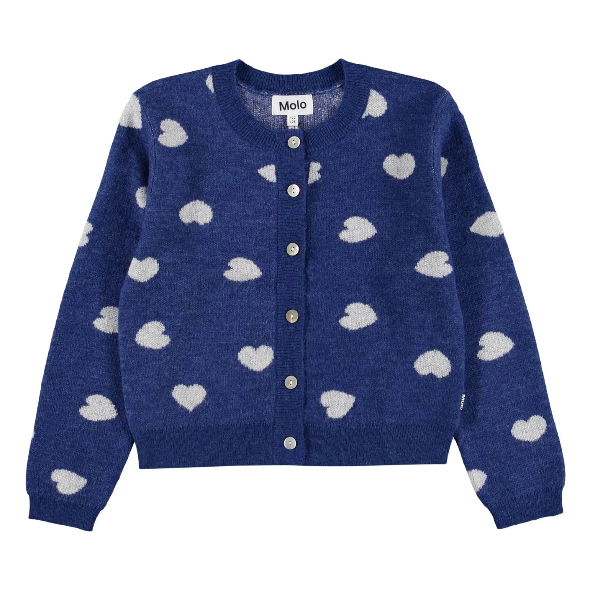 Molo - Ginny Cœurs cardigan  | Navy blue