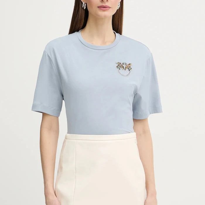 Памучна тениска Pinko