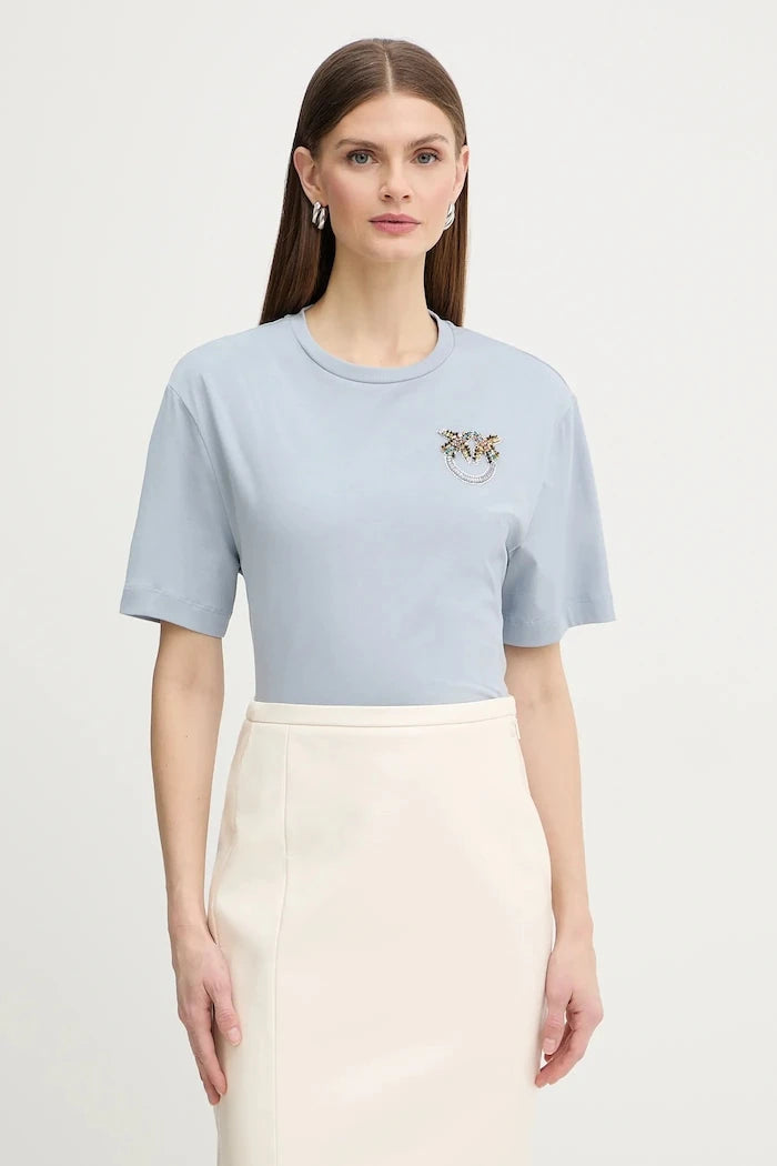 Памучна тениска Pinko