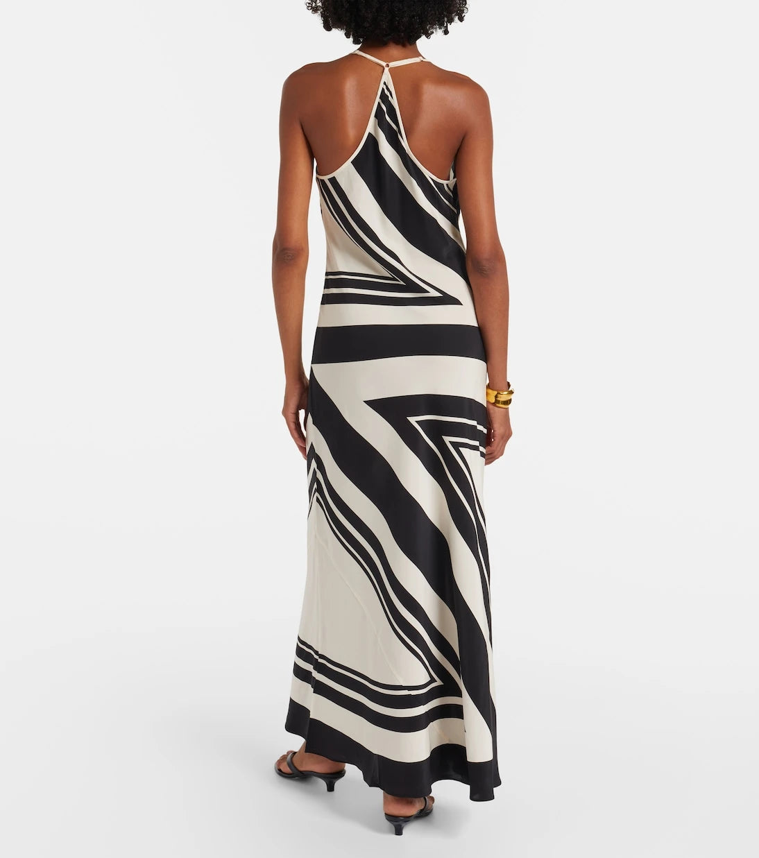 SIR - Pietra printed silk crêpe maxi dress