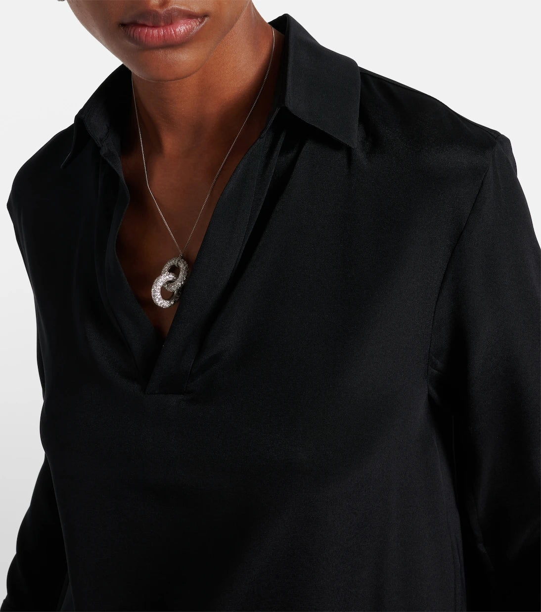 Max Mara - Dover silk-blend cady blouse