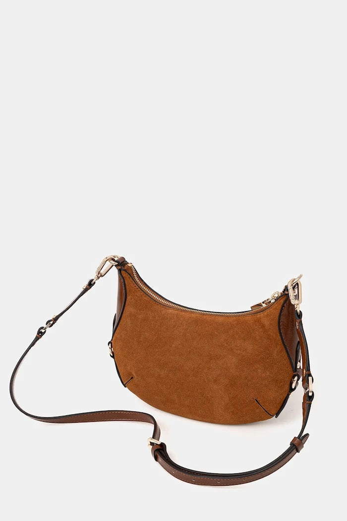 Велурена чанта Guess MARSHA