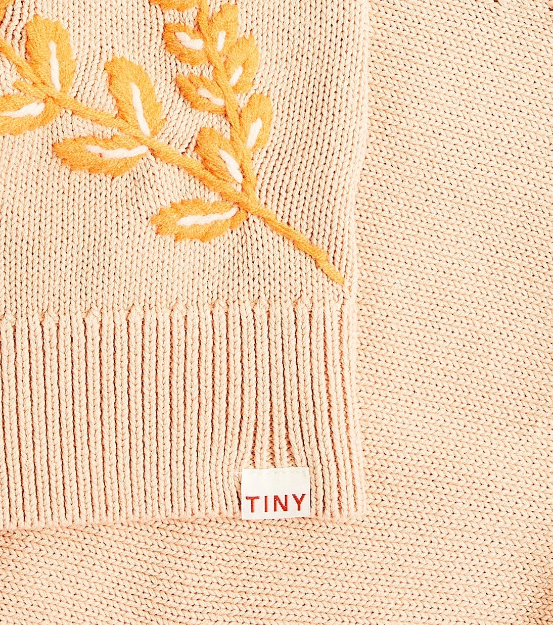 Tinycottons - Flowers embroidered cotton sweater vest