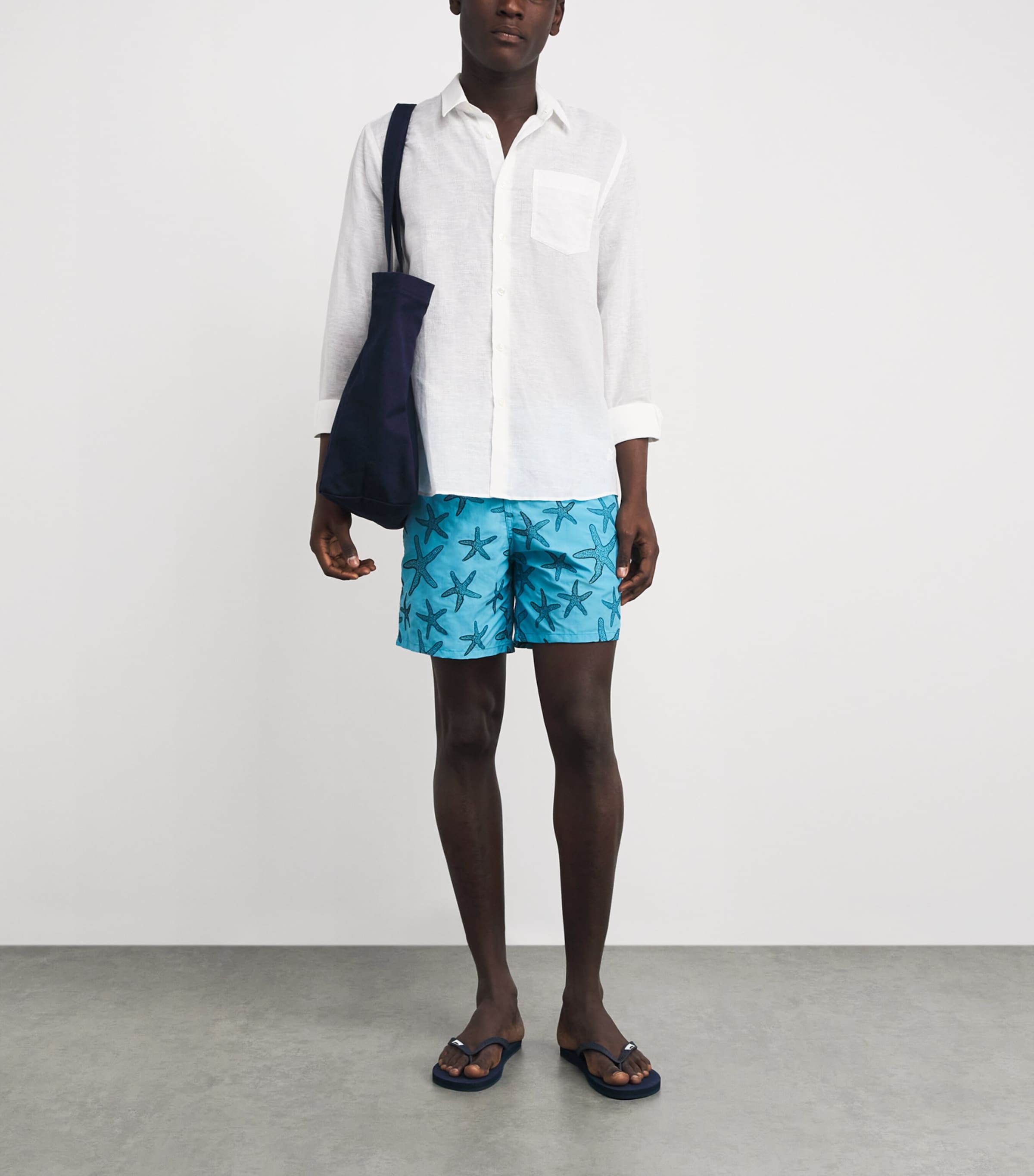 Embroidered Starfish Mistral Swim Shorts