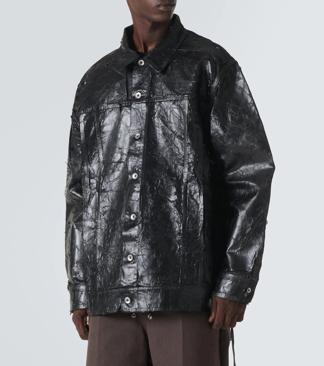 Rick Owens - Coated denim jacket