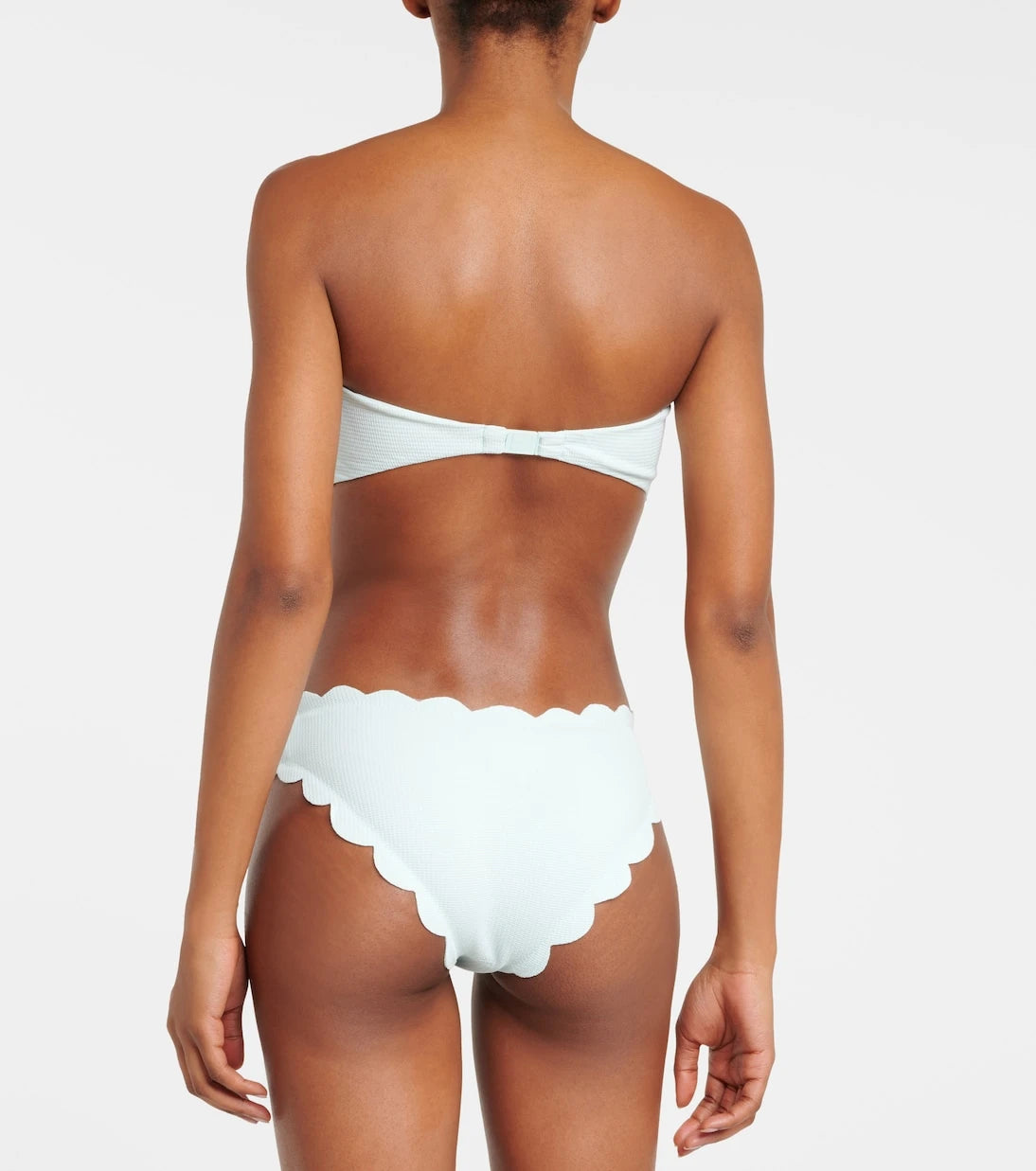 Marysia - High Antibes scalloped bikini bottoms