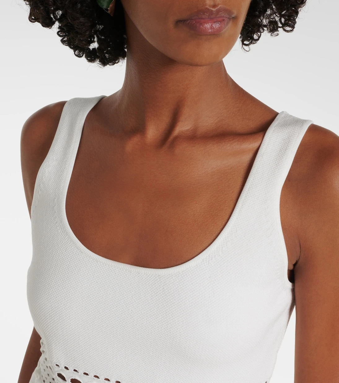 Simkhai - Fitzgerald open-knit tank top