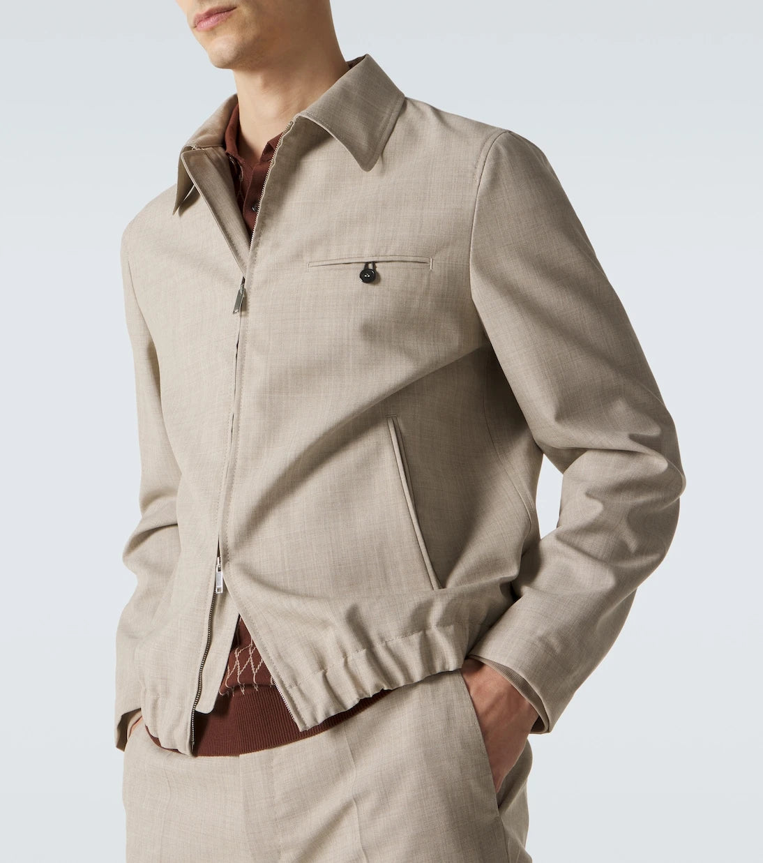 Slowear - Virgin wool blouson jacket