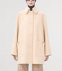 Valentino Nude Virgin Wool Overcoat