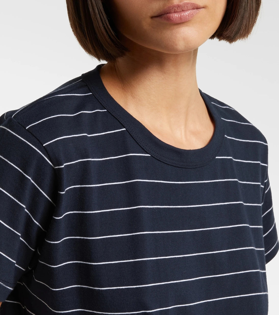 Leset - Margo striped cotton jersey T-shirt