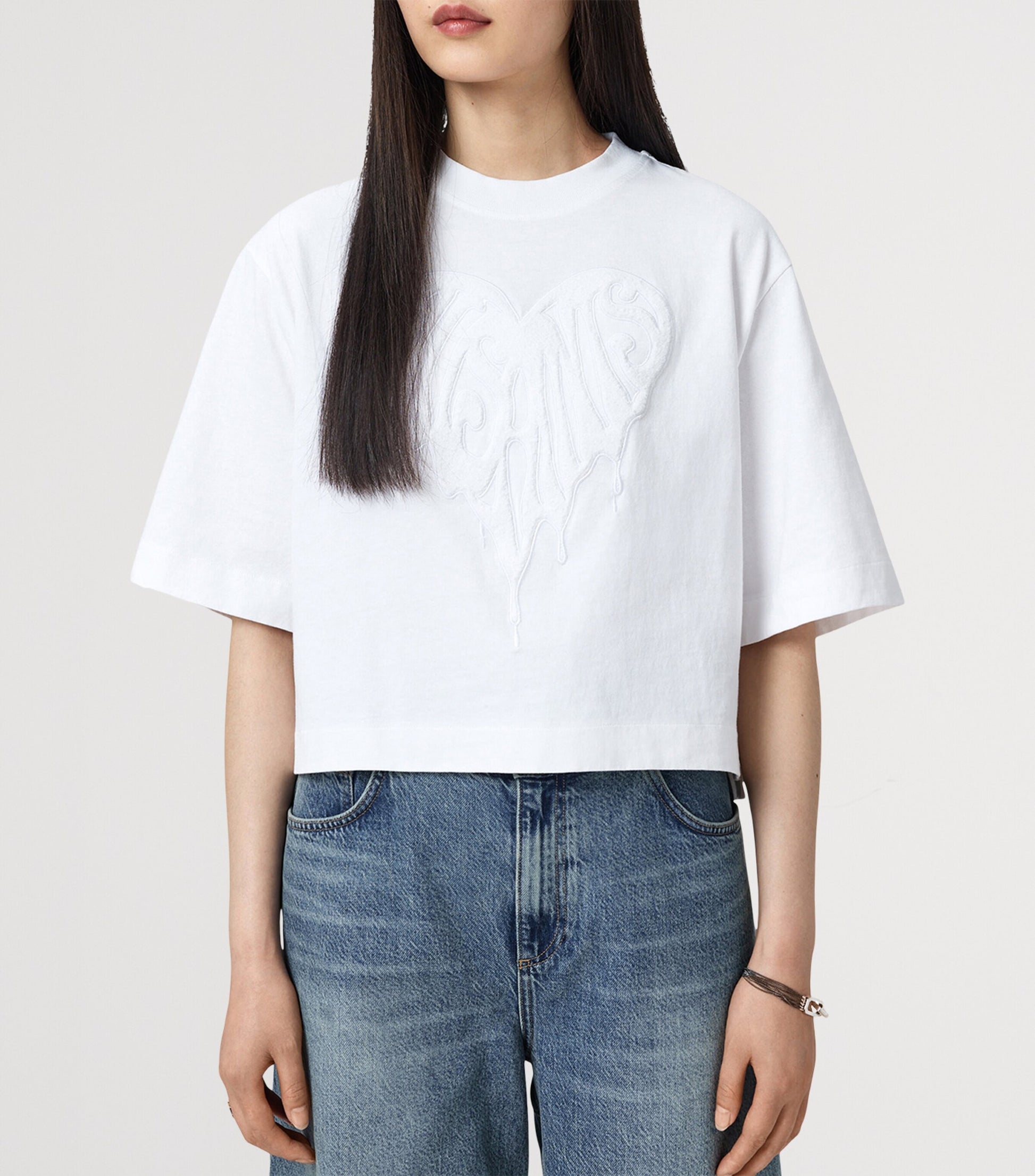 White Organic Cotton Trip Lottie T-Shirt