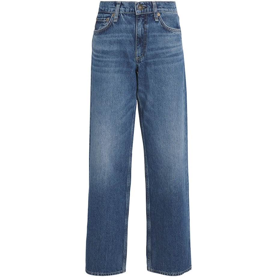 Rag & Bone Blue Saige Straight Jeans