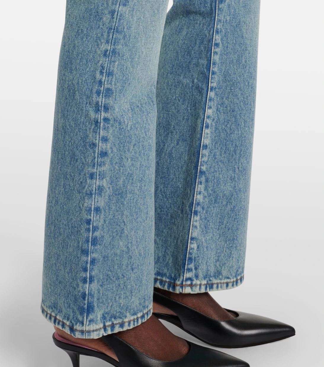 Balmain - Low-rise bootcut jeans