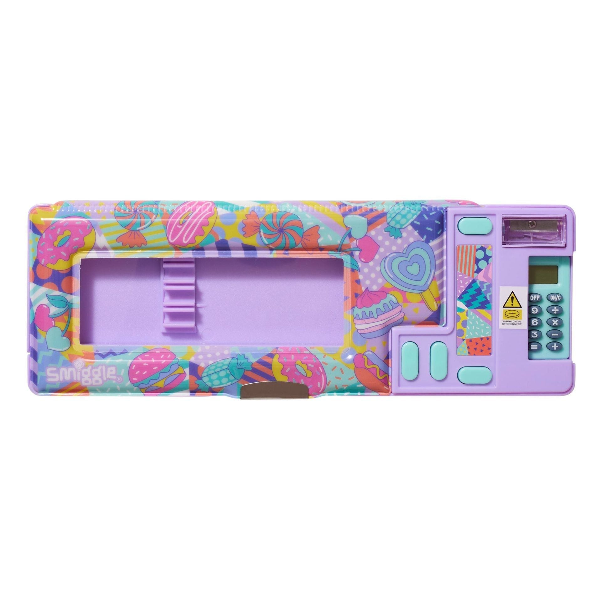 Smiggle - Away Automatic Pencil Case with Calculator
