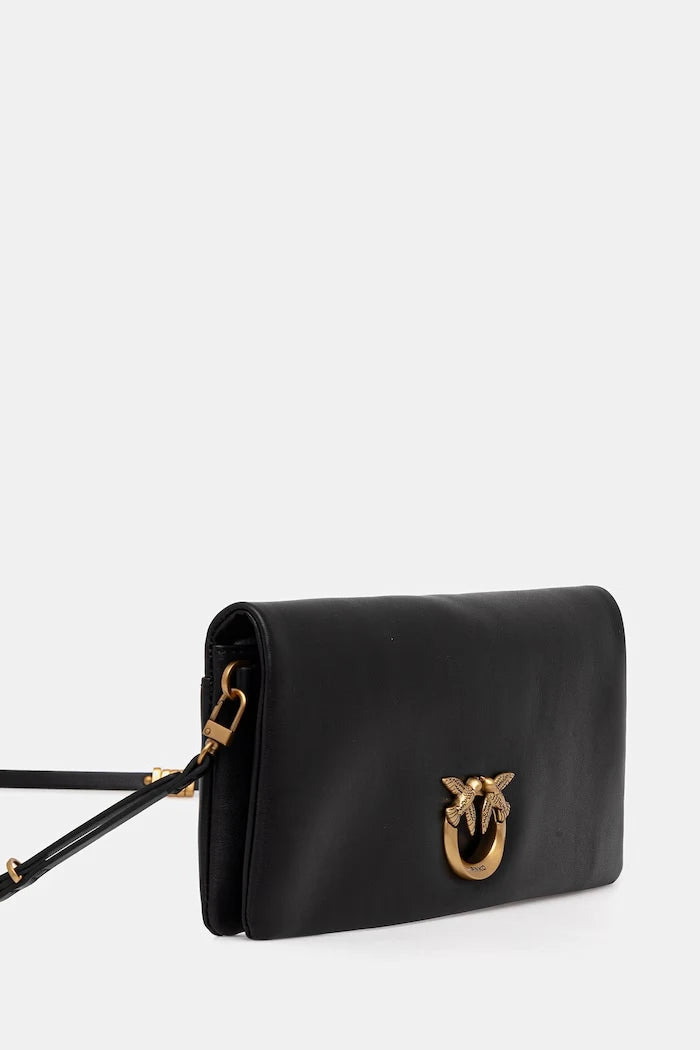 Pinko kadın deri crossbody çanta
