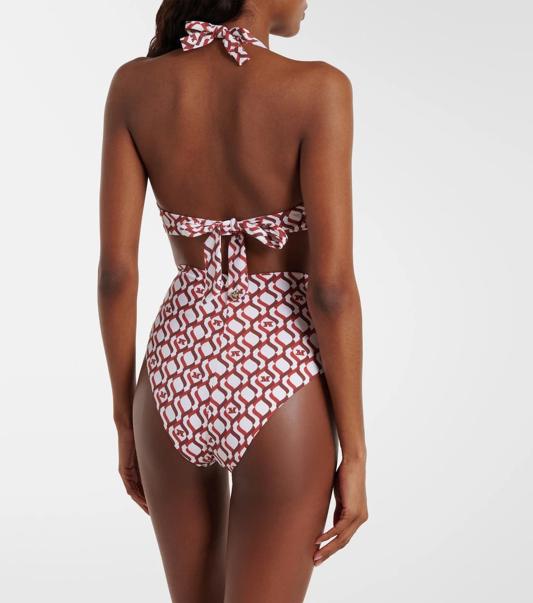 Max Mara - Avena printed halterneck bikini top