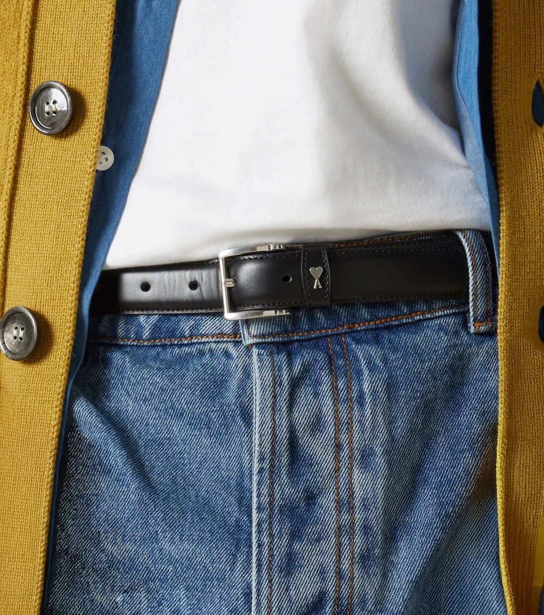 Ami Paris - Paris Paris leather belt